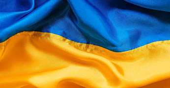 Ukraine support flag